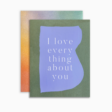 Love Everything Greeting Card