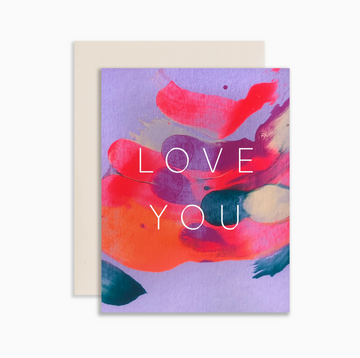 Orchid Love Greeting Card