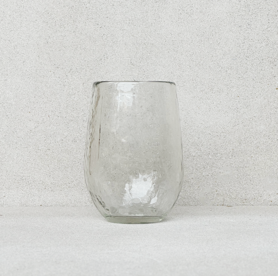 Short Hammered Glass