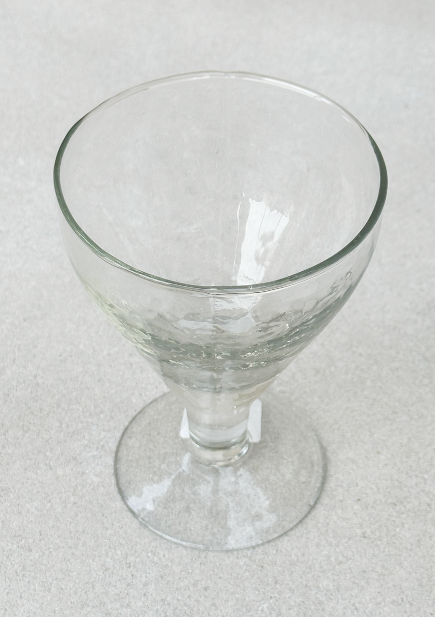 Pebbled Footed Goblets