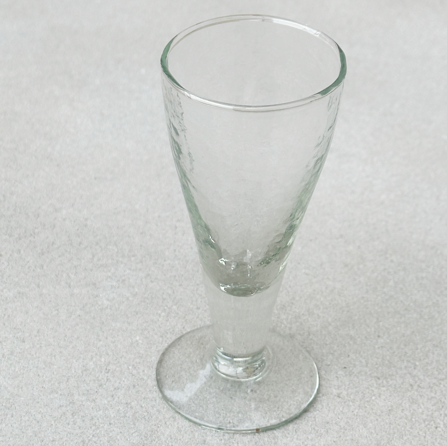 Pebbled Footed Aperitif Glasses