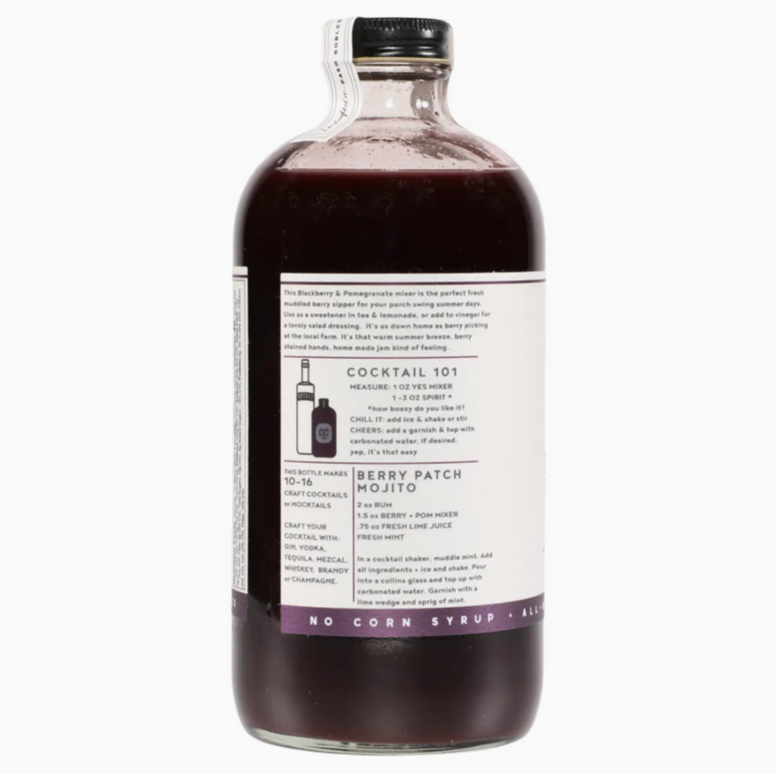 Blackberry Pomegranate Cocktail Mixer