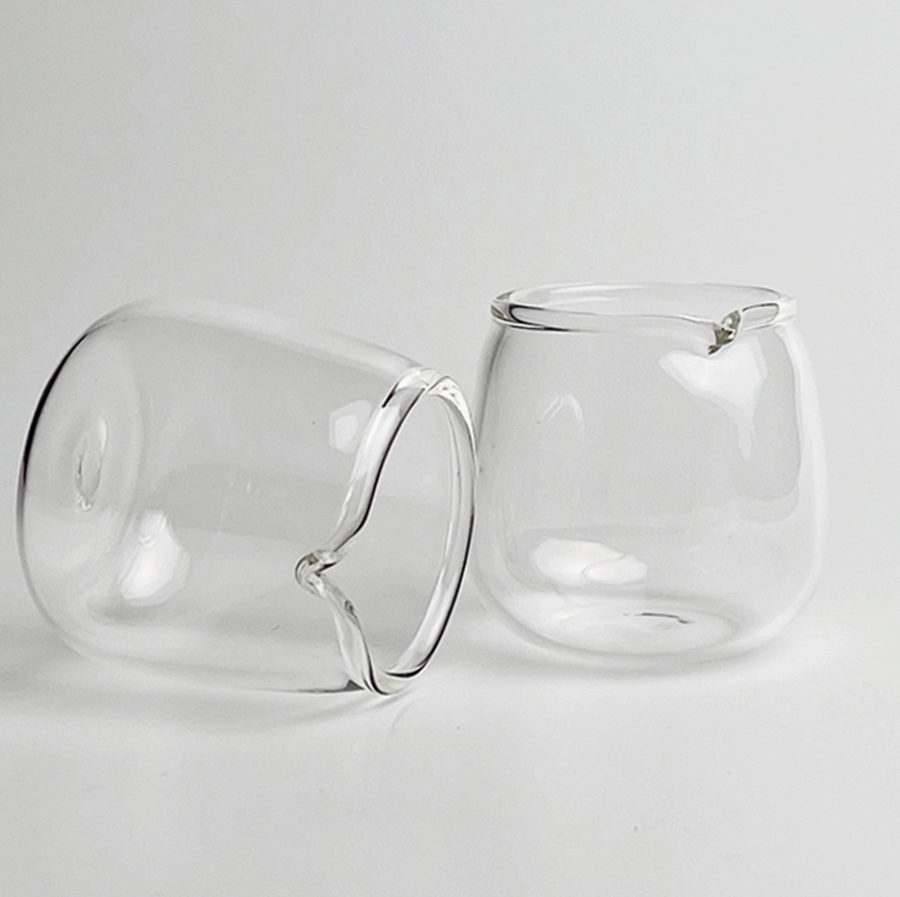 Glass Creamer Pitcher