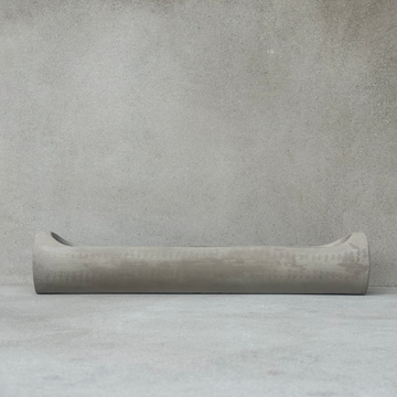 concrete pipe planter - small