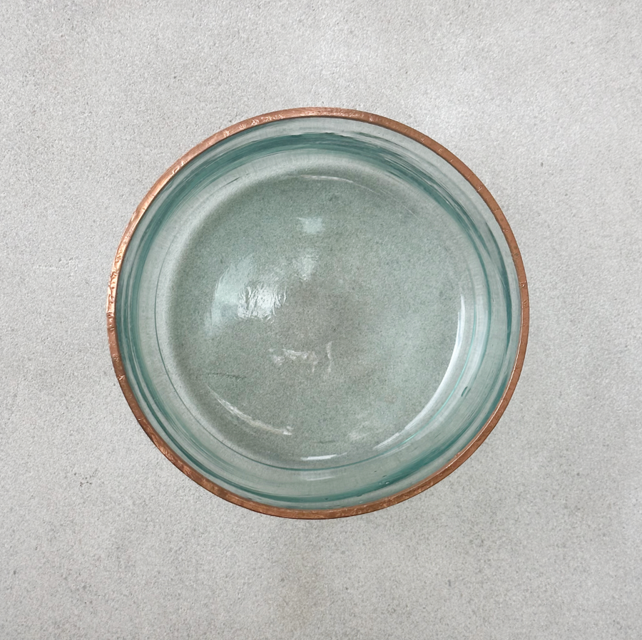 Vintage Demijohn Bowl Small