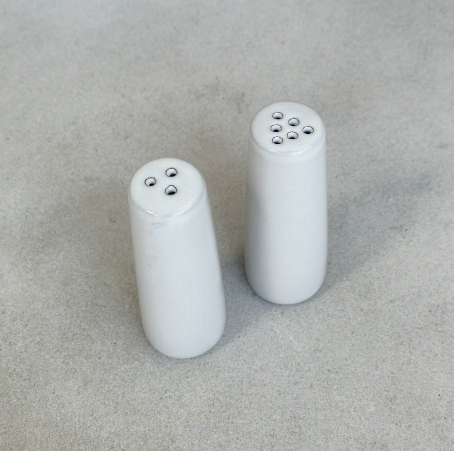 Maya Salt & Pepper Shakers - White