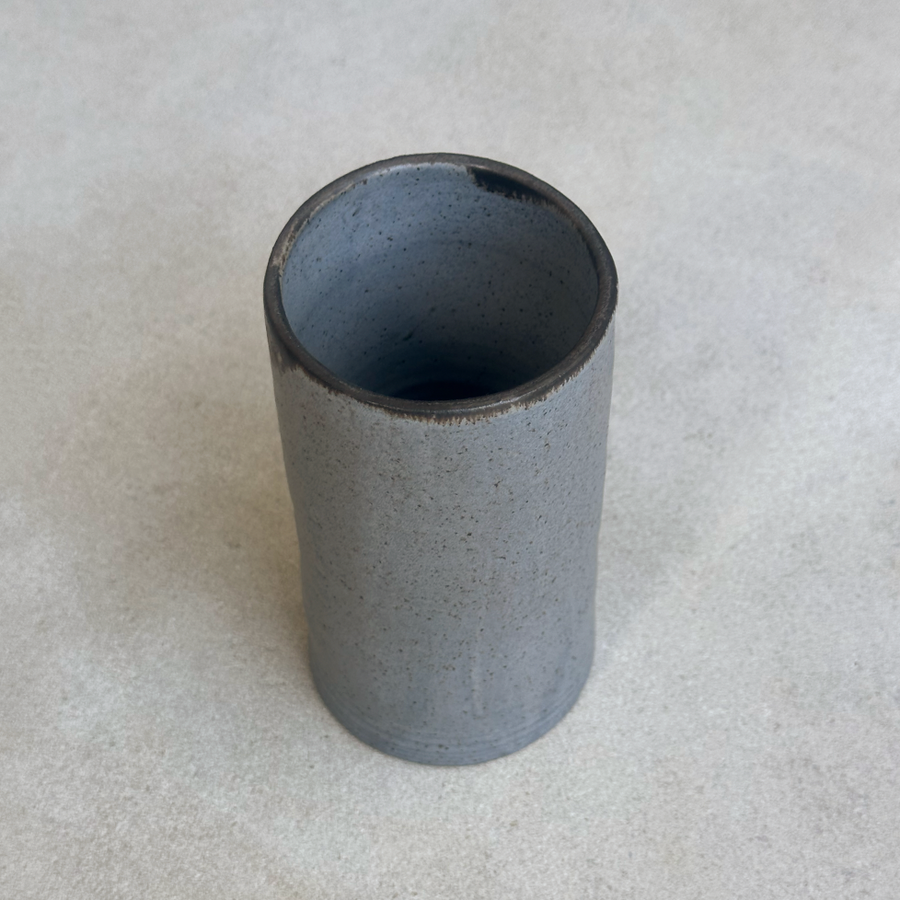 Luna Cylinder Vase in Shale