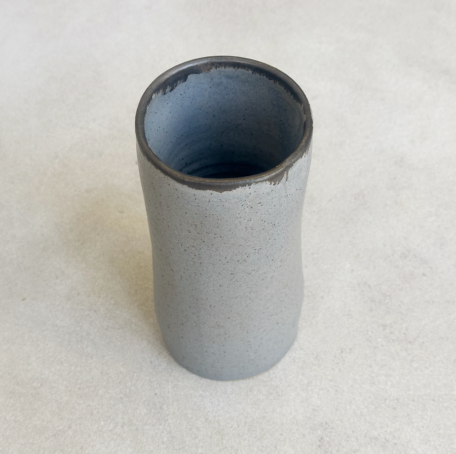 Luna Cylinder Vase in Shale