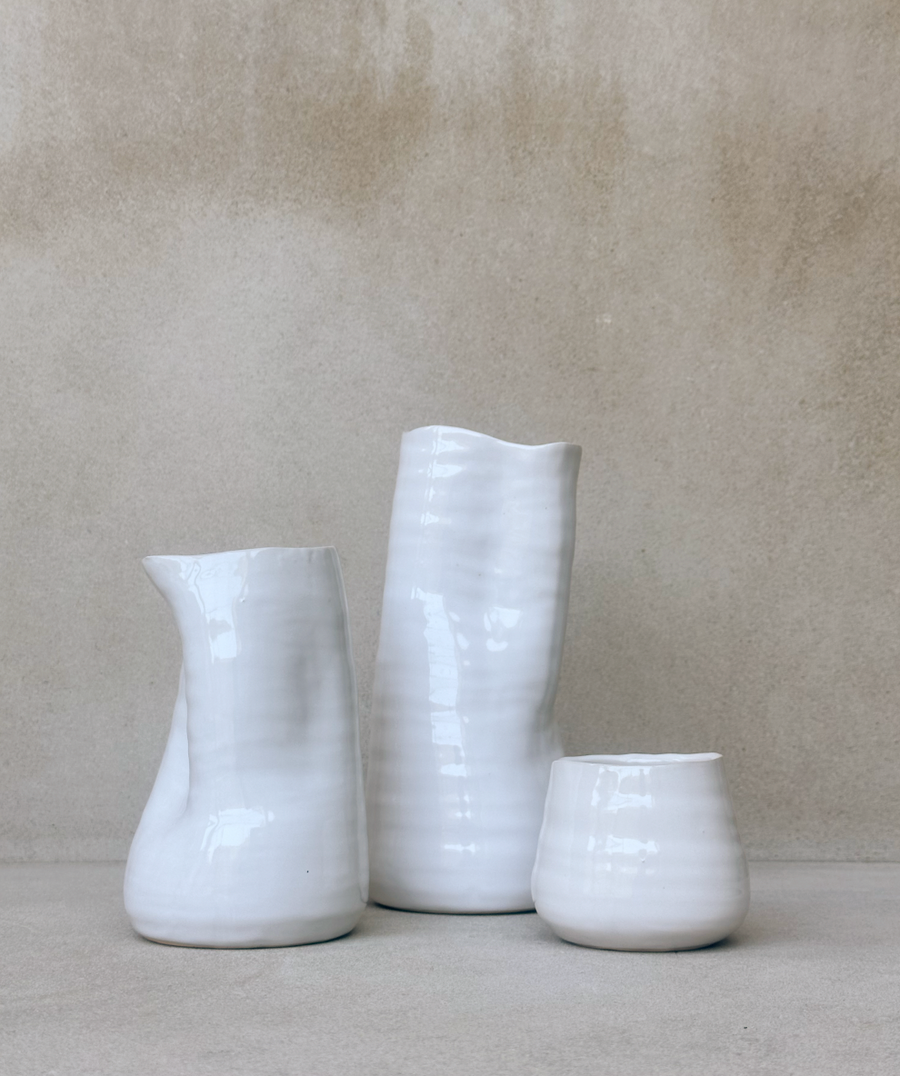 Tegan Planter / White