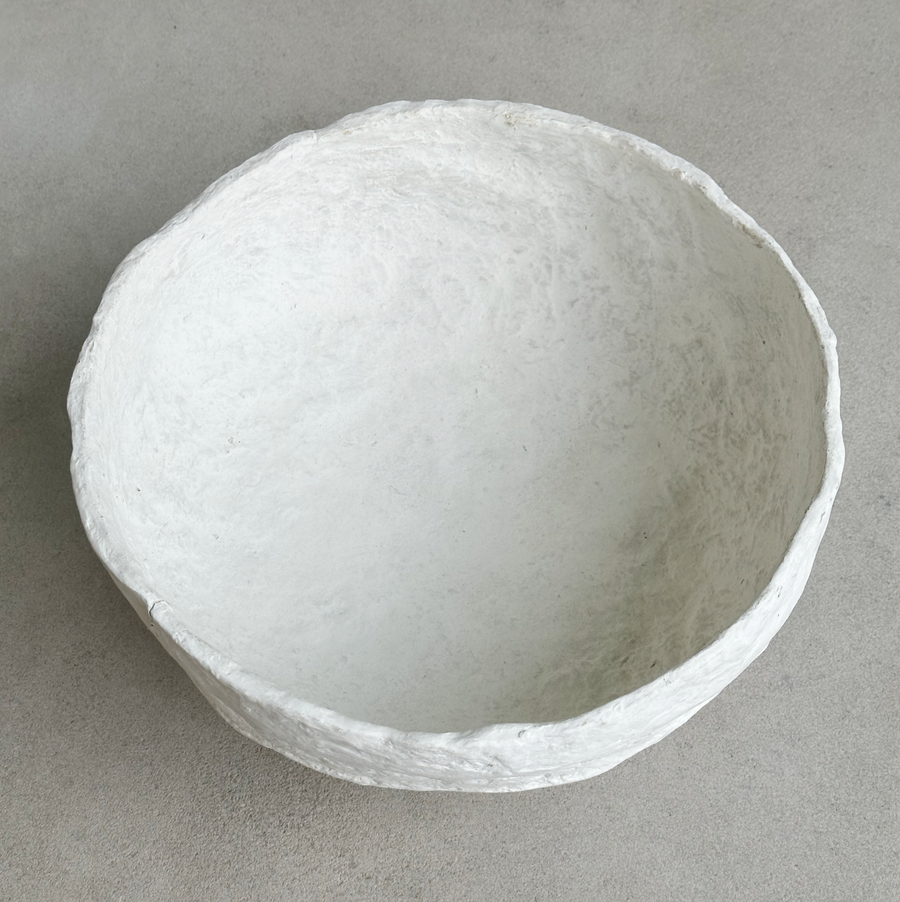 SUSTAIN Sculptural paper Mache Bowl