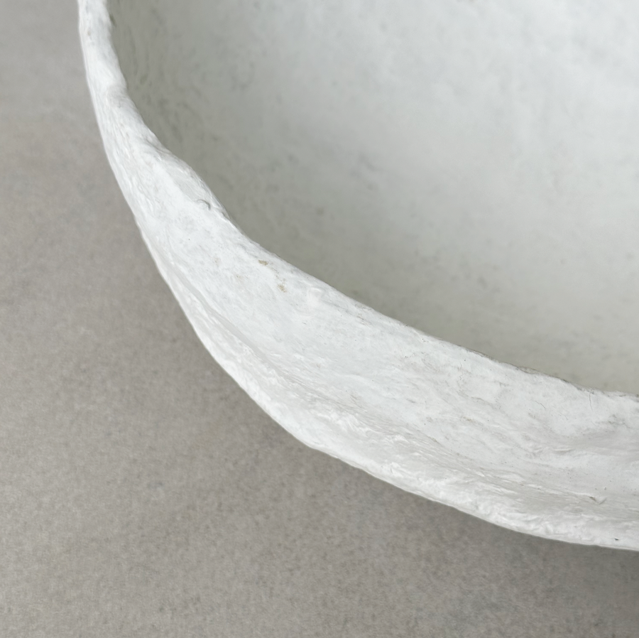 SUSTAIN Sculptural paper Mache Bowl