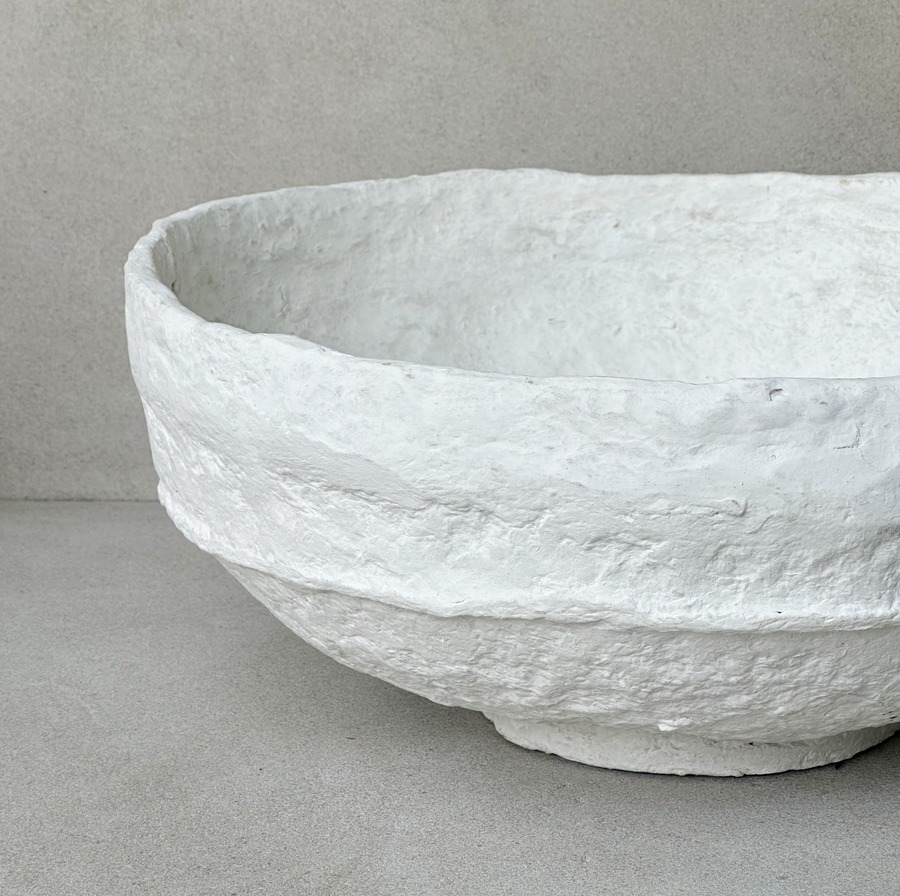 SUSTAIN Sculptural paper Mache Bowl