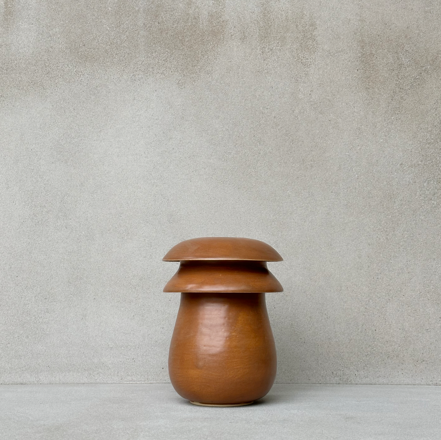 Dara Schuman Sienna Mushroom Vase