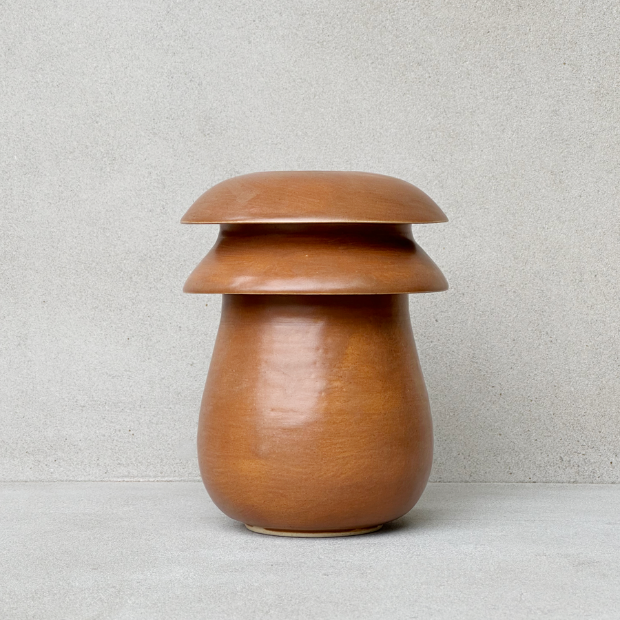 Dara Schuman Sienna Mushroom Vase