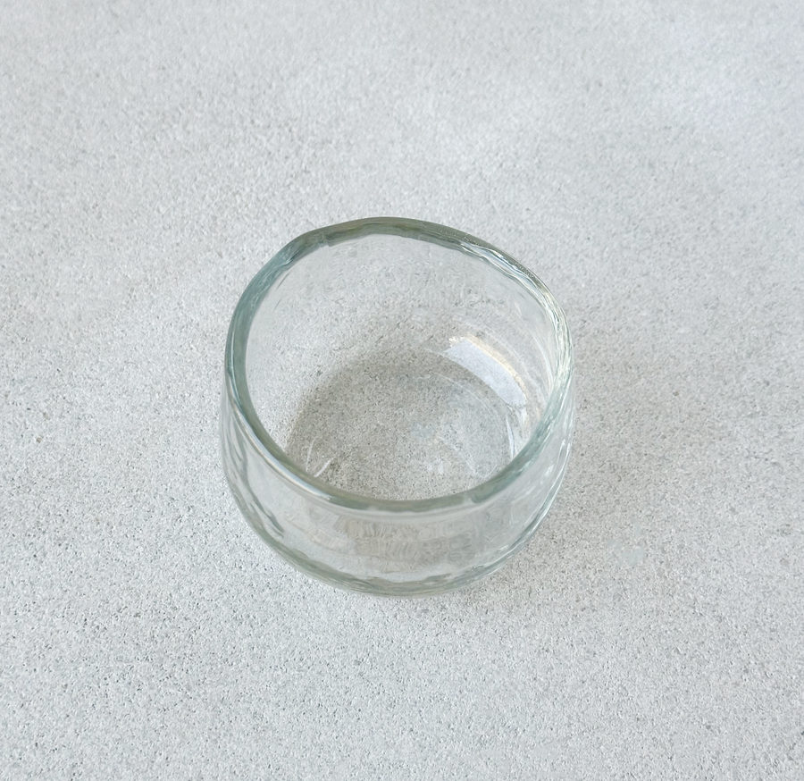 Hammered Glass Condiment Bowls