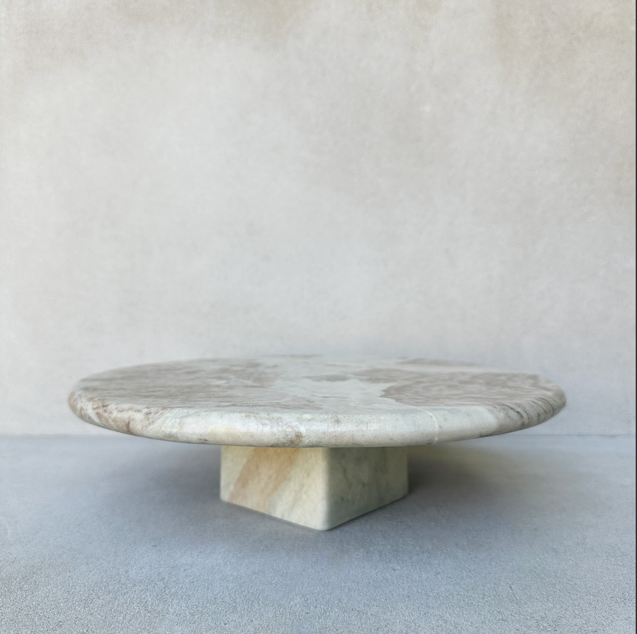 Beige Marble Pedestal Board