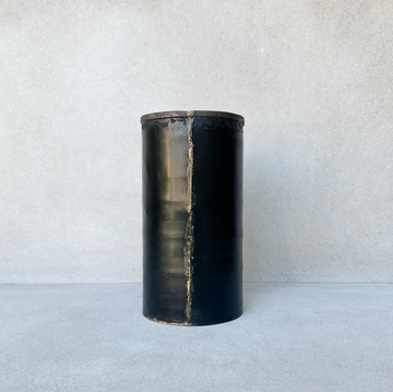 Black Iron Cylinder / Tall Black