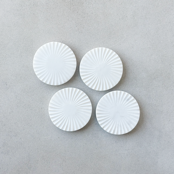 Spiral Marble Round Coasters, Set of 4