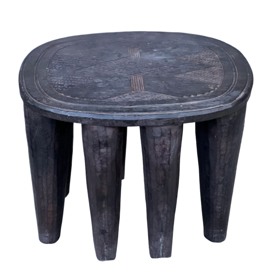 Vintage African Nupe Stool / Small