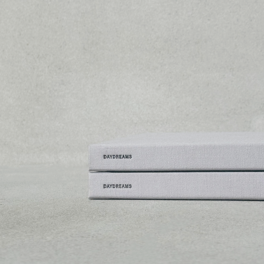 Daydreams Gray Linen Notebook