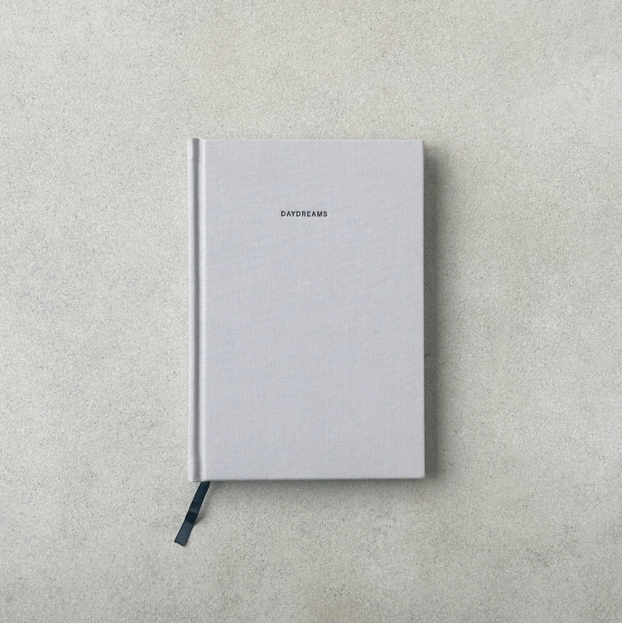 Daydreams Gray Linen Notebook