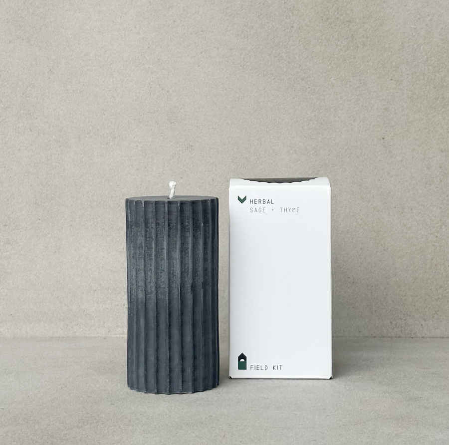 Field Kit Herbal Pillar Candle