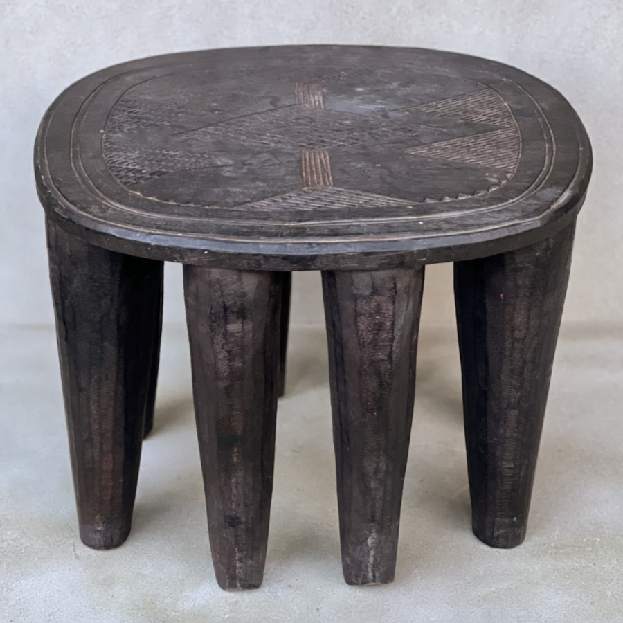 Vintage African Nupe Stool / Small