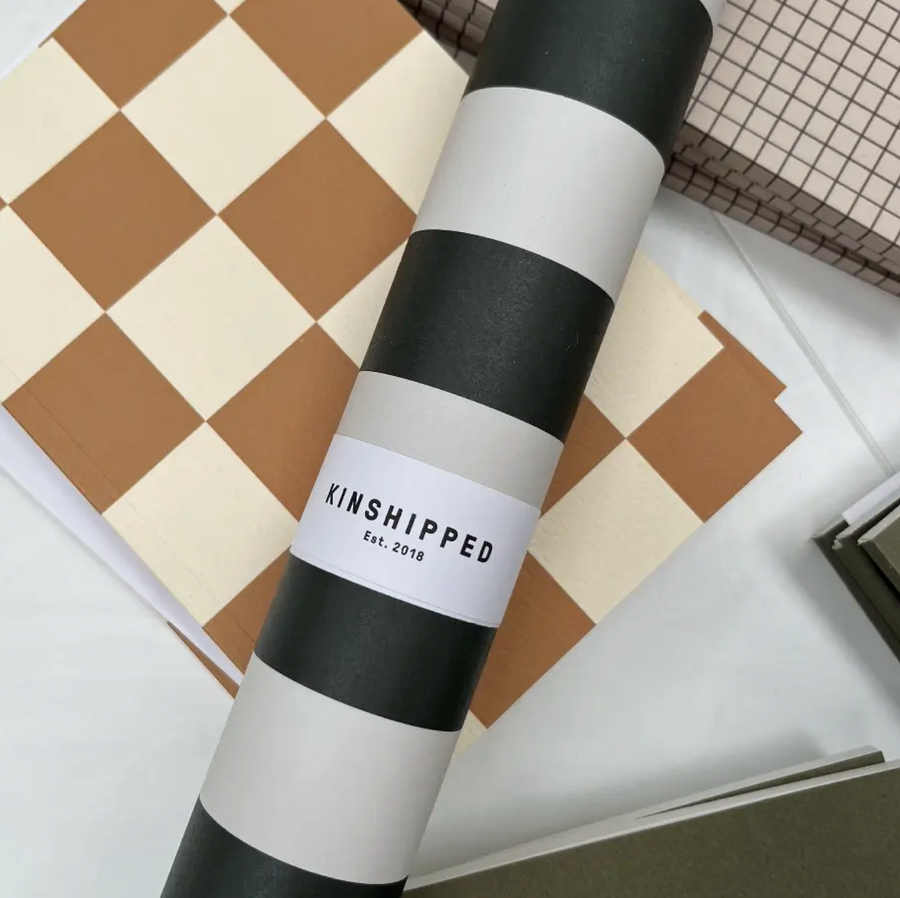 Pine Marine Stripe Gift Wrap