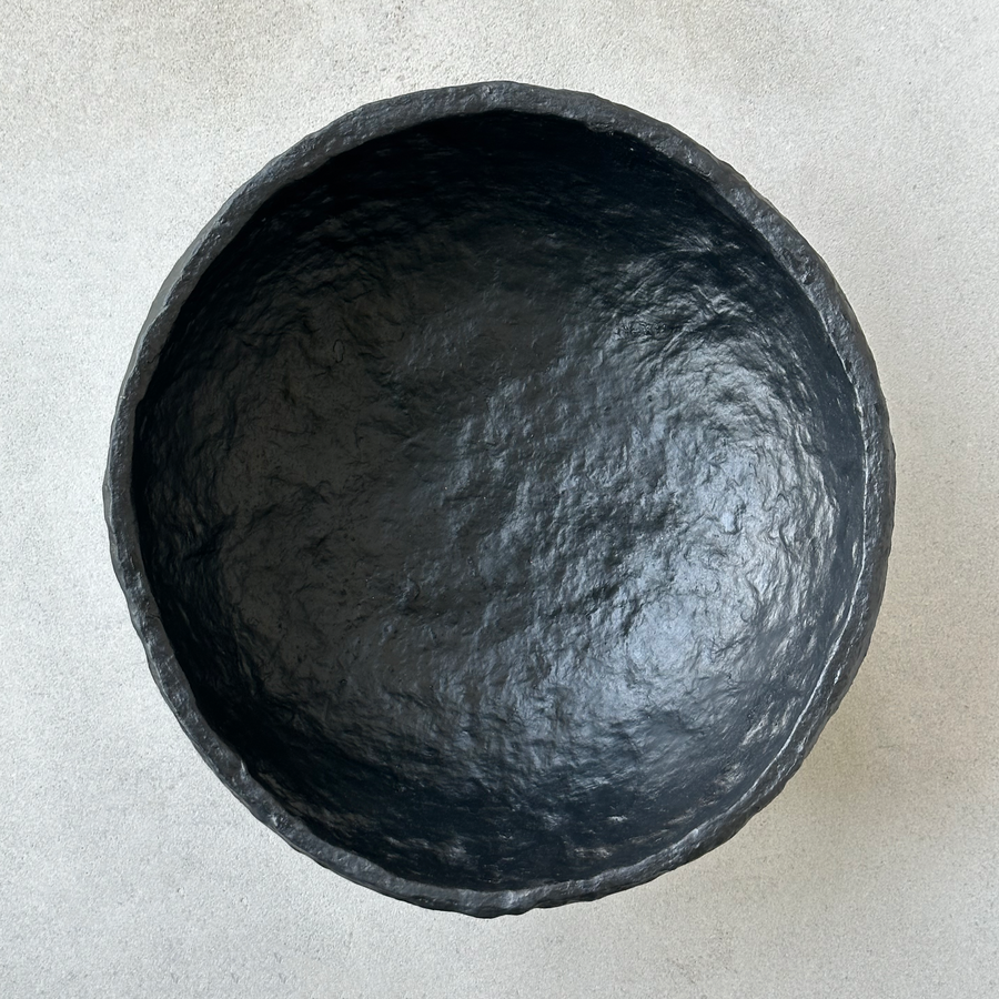 SUSTAIN Sculptural paper Mache Bowl