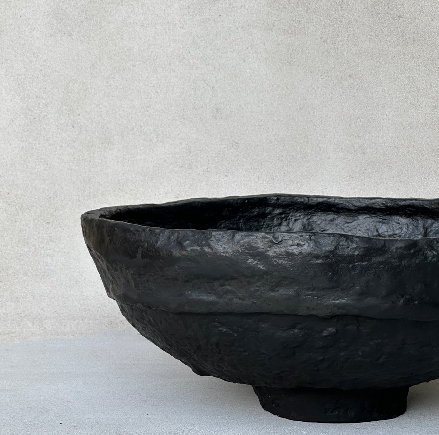 SUSTAIN Sculptural paper Mache Bowl