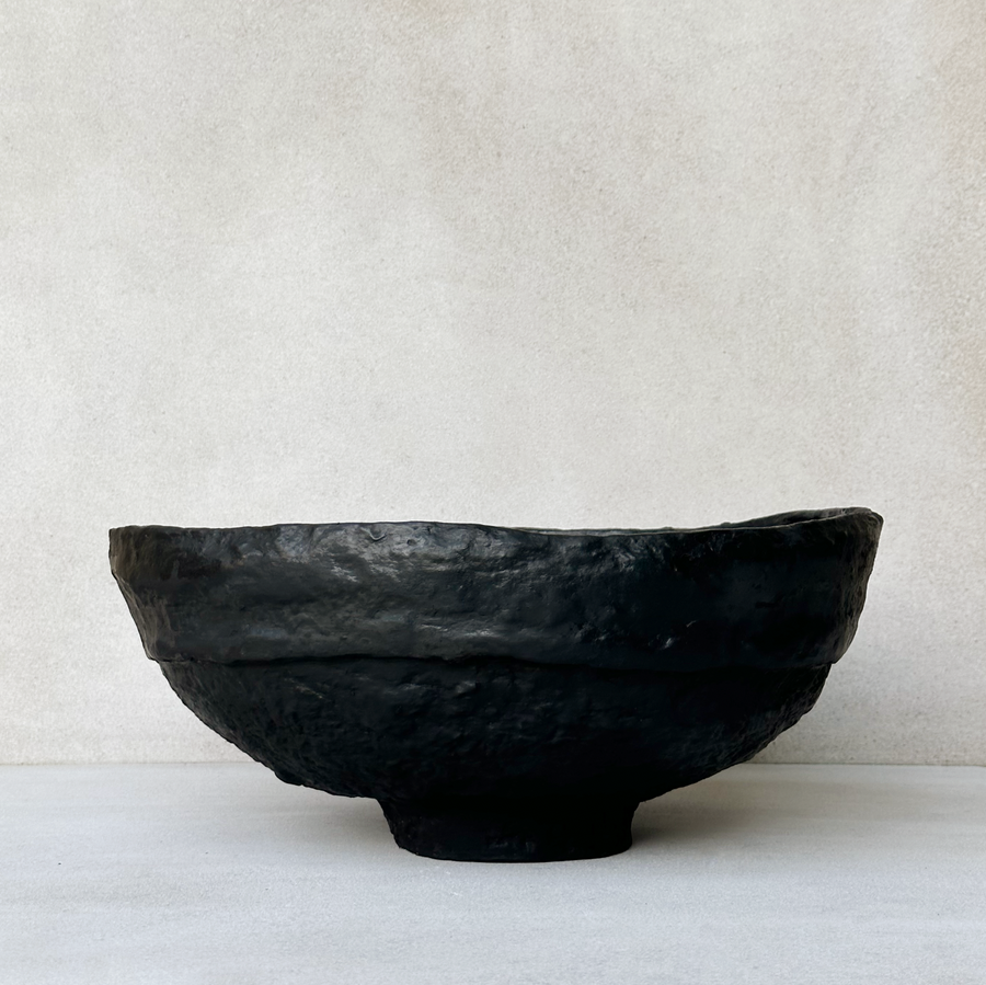 SUSTAIN Sculptural paper Mache Bowl