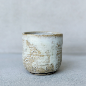 Vintage Etched Studio Pottery