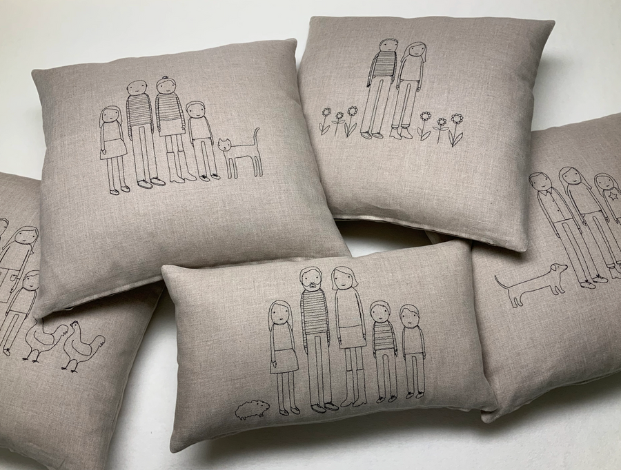 Custom Family Pillow