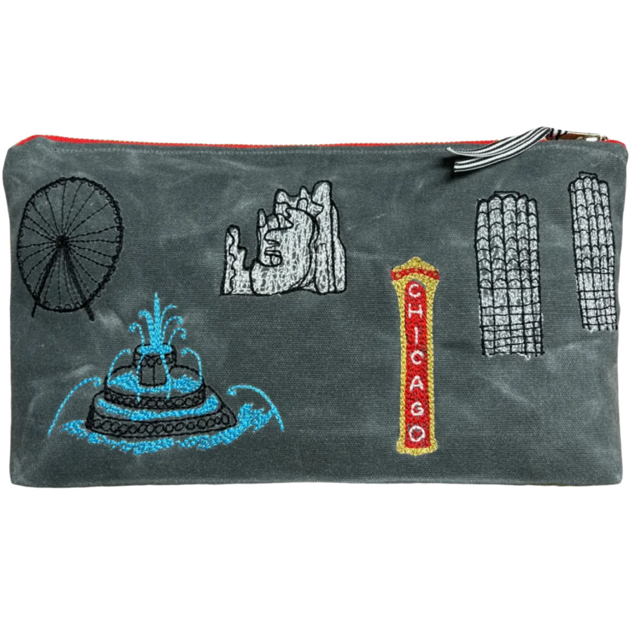 Chicago Waxed Canvas Pouch