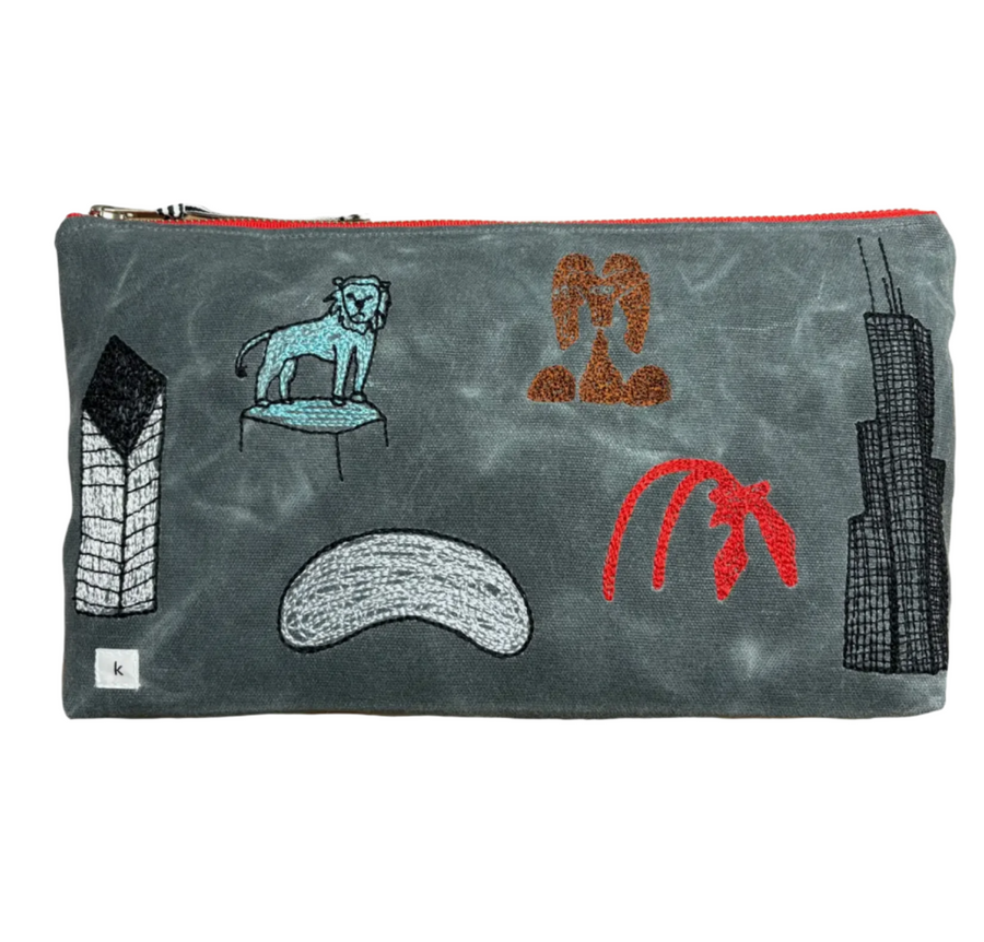 Chicago Waxed Canvas Pouch