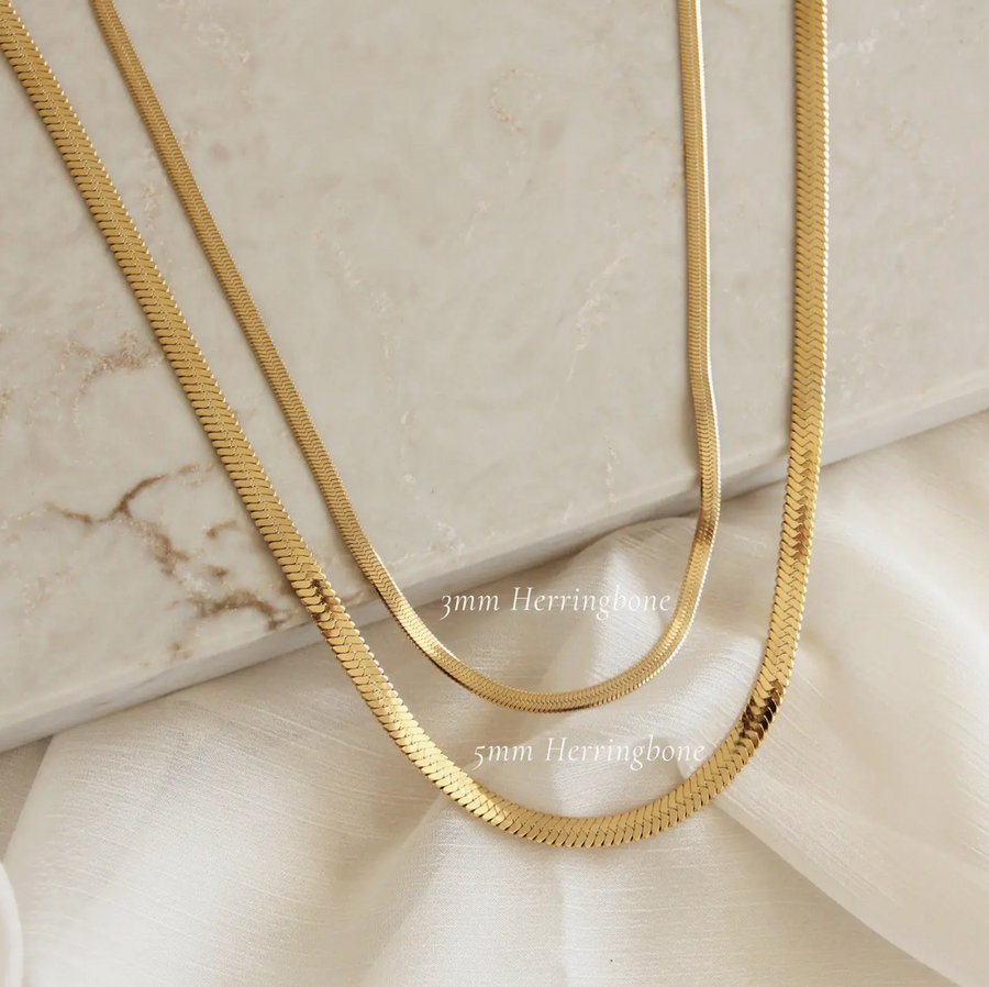 Herringbone Chain Necklace