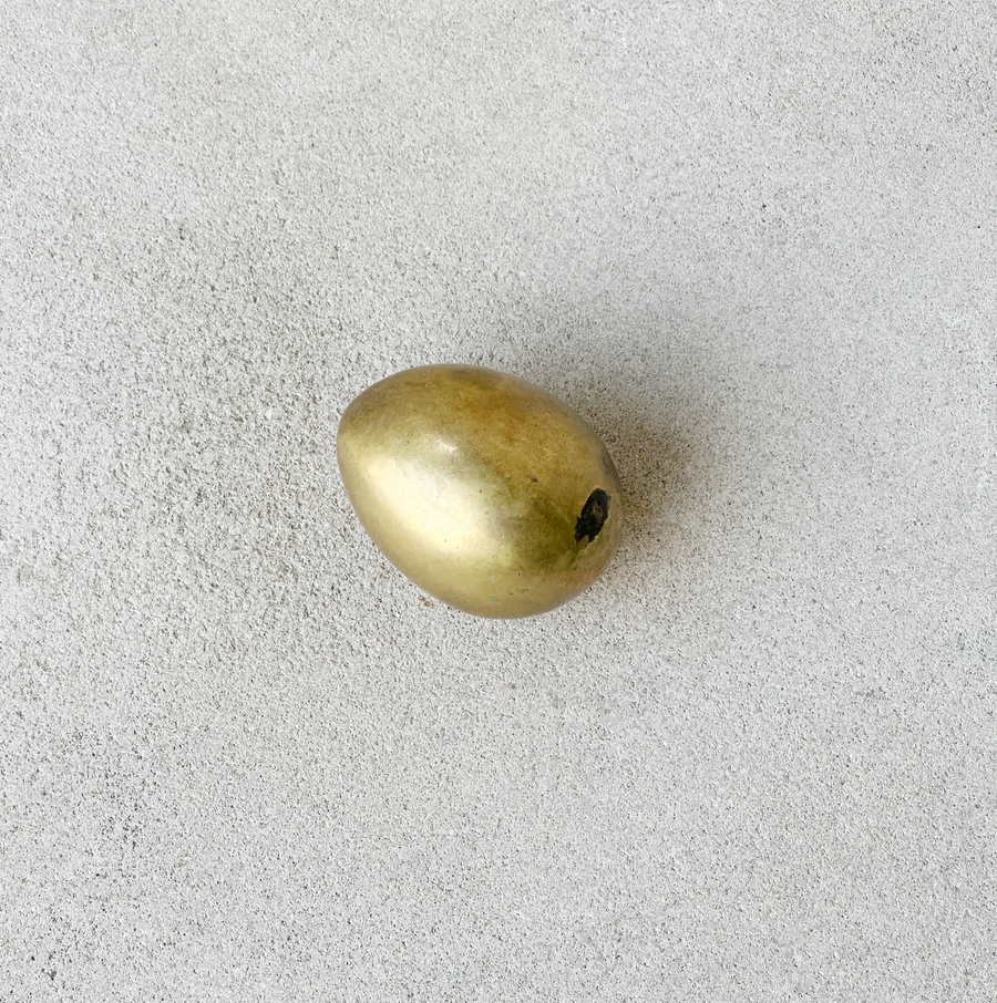 Vintage Brass Egg
