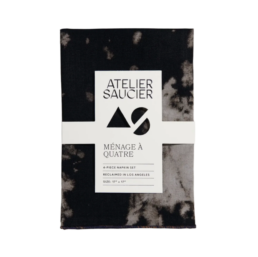 Atelier Saucier After Dark Linen Napkin