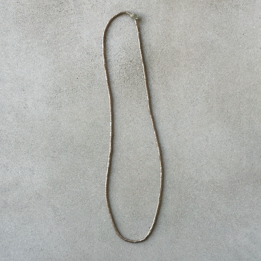 African Metal Bead Strand