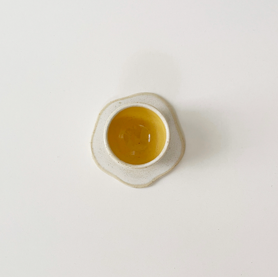 Fried Egg Ceramic Egg Cup