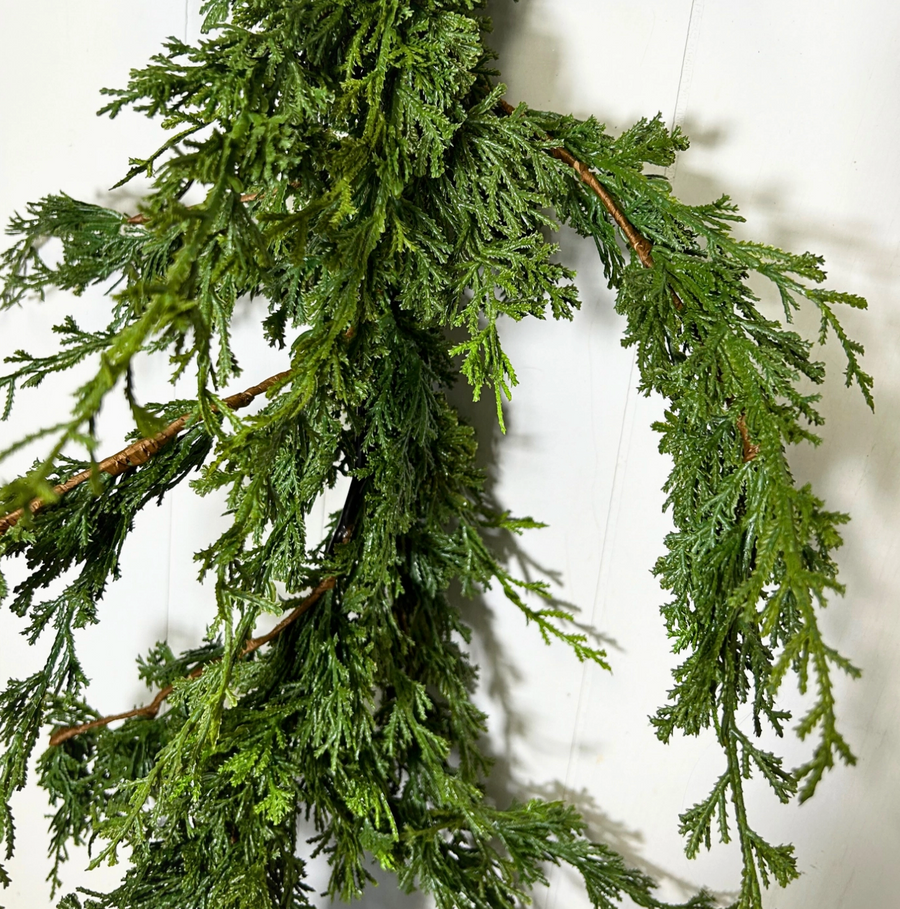 Italian Cypress Christmas Garland 108''