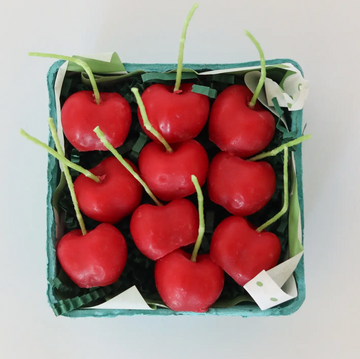 Beeswax Cherry Birthday Candles