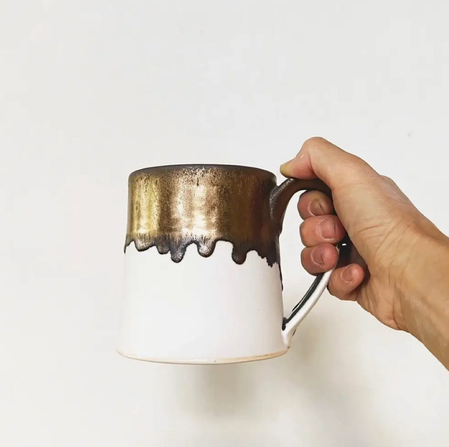 JWC Gold + White Mug