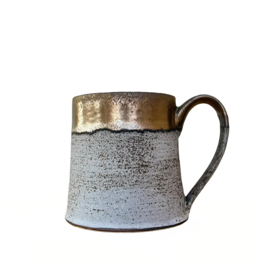 JWC Grey + Gold Mug