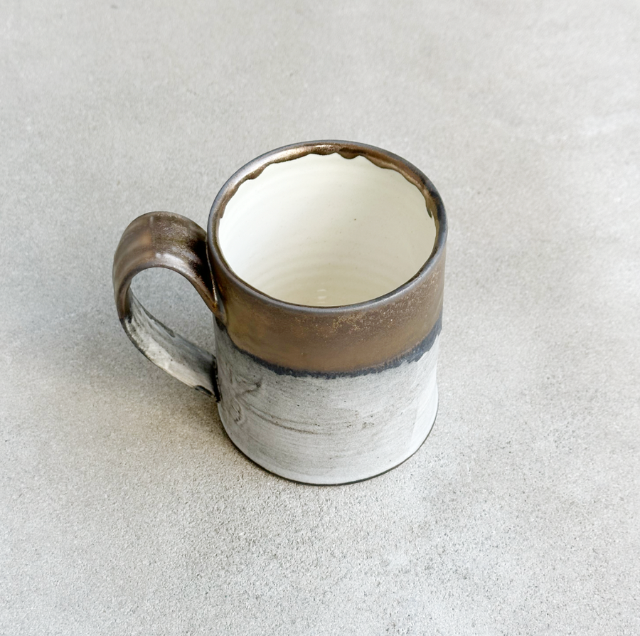JWC Grey + Gold Mug