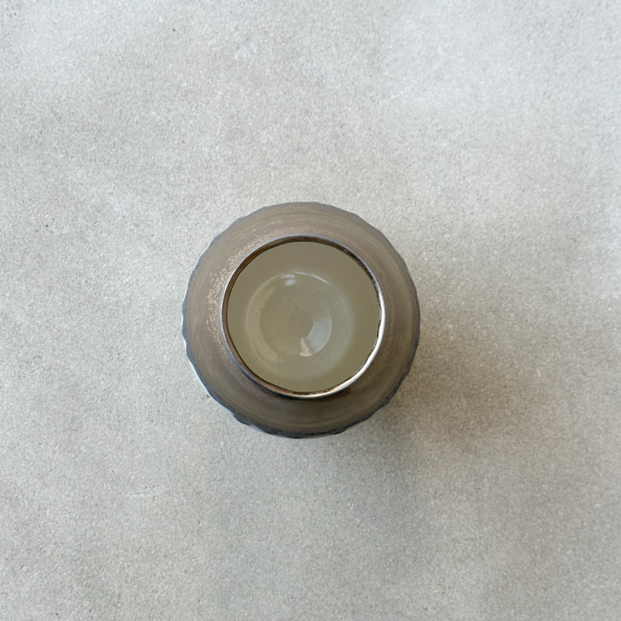 JWC Gold + Grey Short Vase