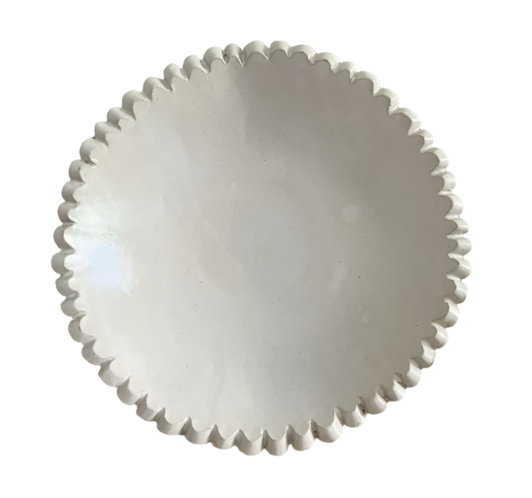 Scalloped Pedestal Bowl