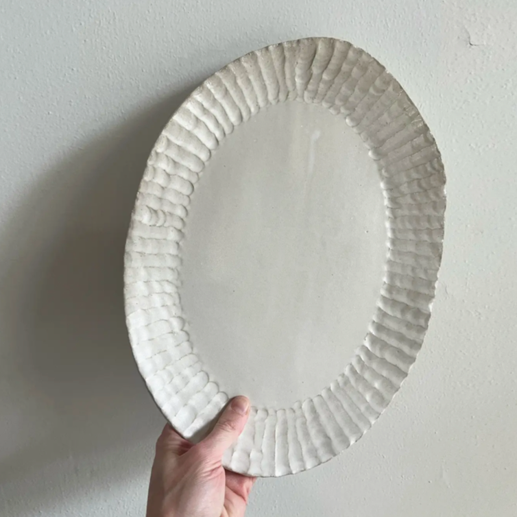 Ribbed Edge Platter - Wide