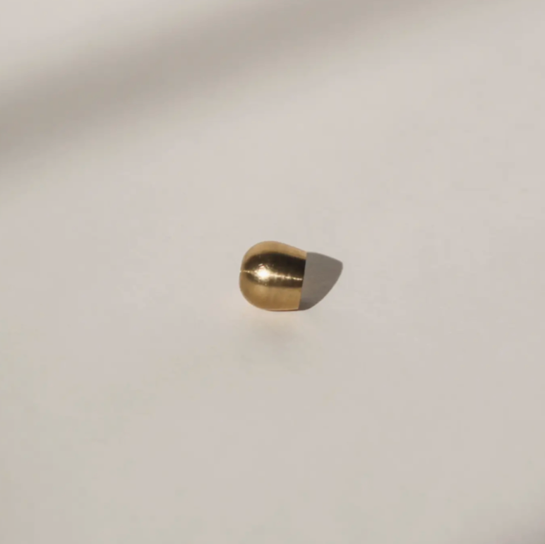 Ellipse Brass Incense Holder