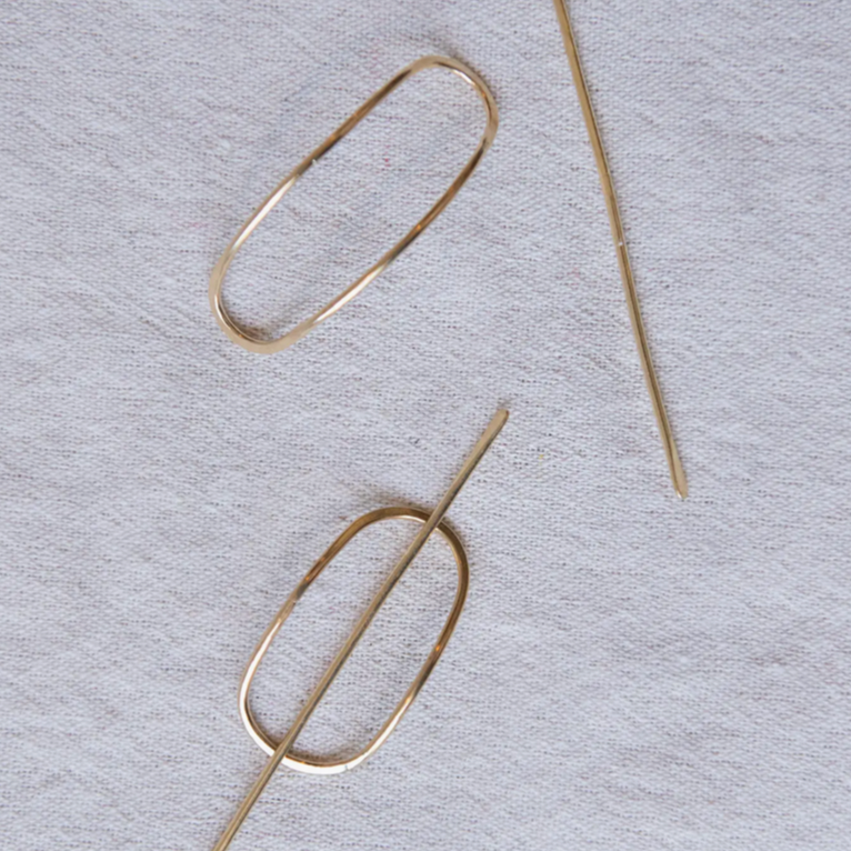 Oval Golden Sands Hairpin